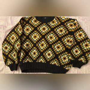 Misha and puff crochet pullover handmade